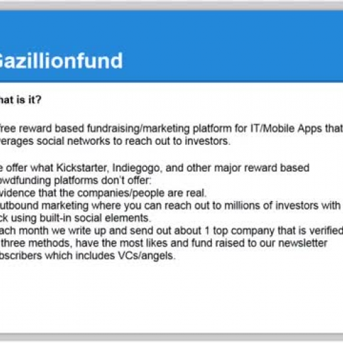 Business Crowdfunding Platform