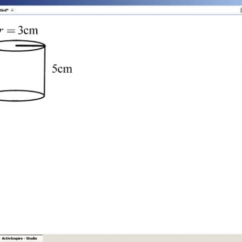 cylinder volume and surface area (15 &amp; 20