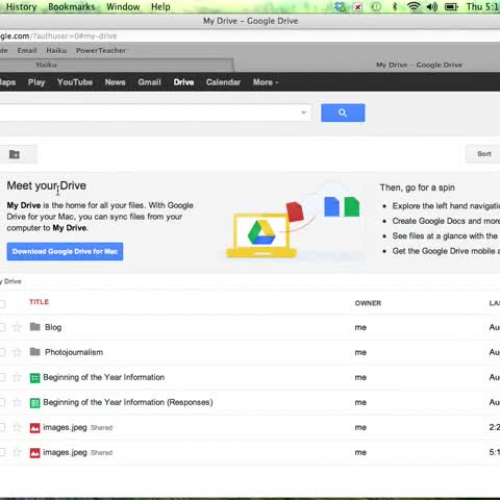 Google Docs Linking to KidBlog