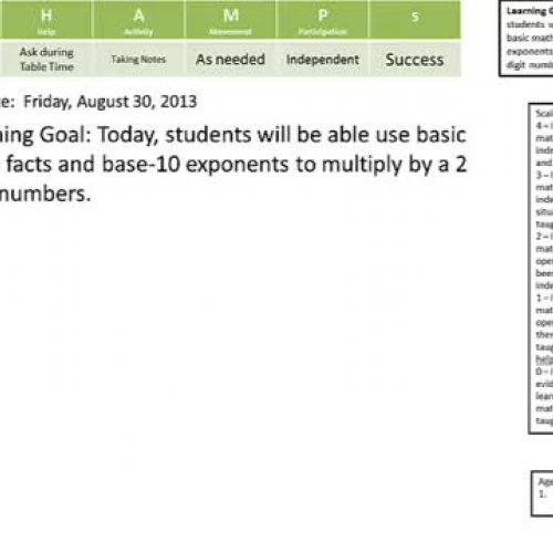 Mr. F - Math 5 Class Video - Base-10 Patterns