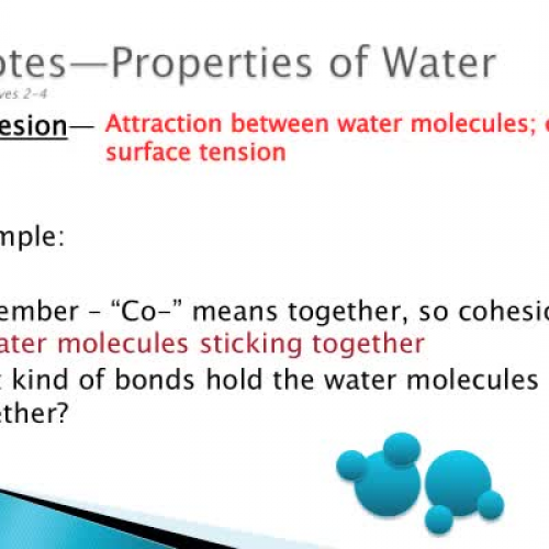 Properties Of Water