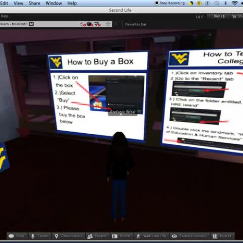 Buying College Landmark in Second Life