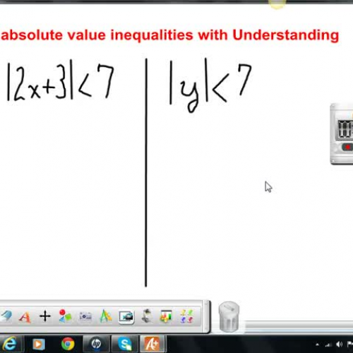 Solving Absolute Value Inequalities with Unde