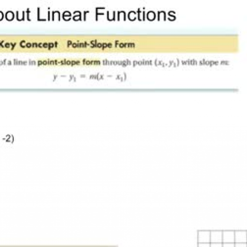 More Linear Functions