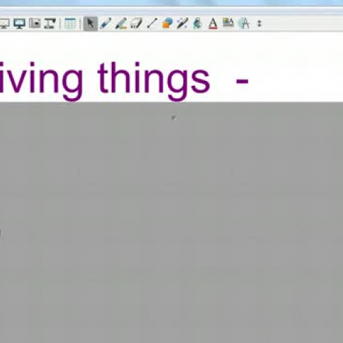 Science  - living, virus, bacteria