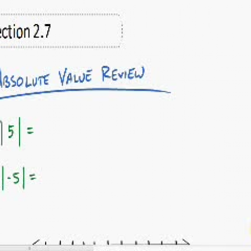 Section 2.7 - Part 1