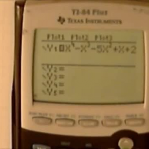 Sept 12 Lesson 4 using graphing calculator fo