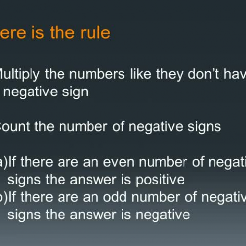 GRIZZ MATH - Multiply and Divide INTEGERS