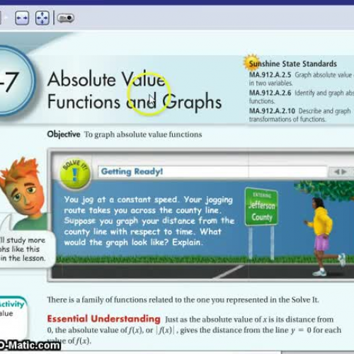 absolute value function graphs