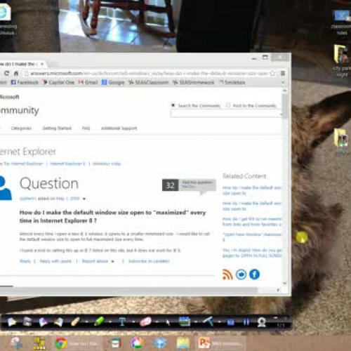 Open Maximized Windows