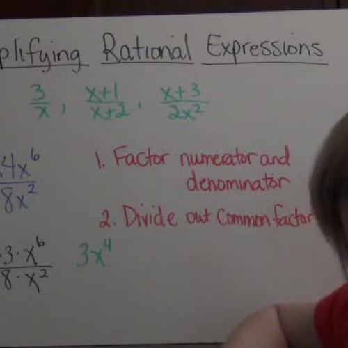Simplify Rational Expressions