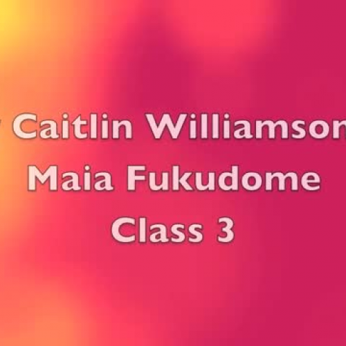 Caitlin, Maia, Subject Verb