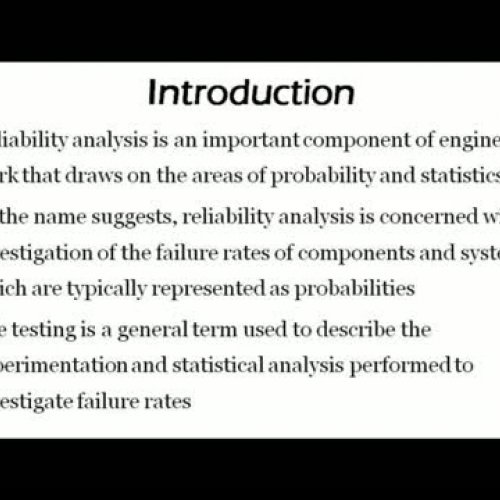 Reliability Analysis