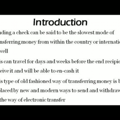 Modes of Fund Transfer