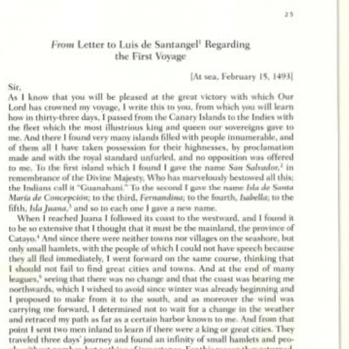 Columbus Letters Guided Reading