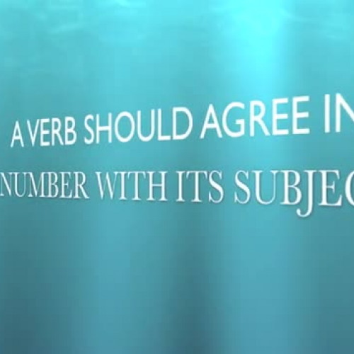 subject and verb video
