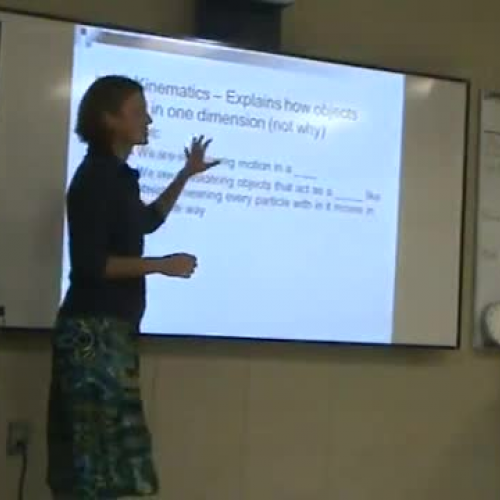 AP Physics Unit 1 Intro to 1D Motion and Deri