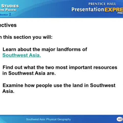 southwest asia notes