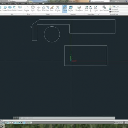 AutoCAD Revolve
