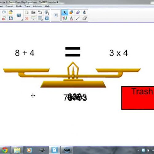 2-5 Using Number Sense to Solve One-Step Equa