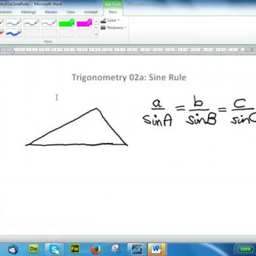 Trigonometry02a(SineRule)