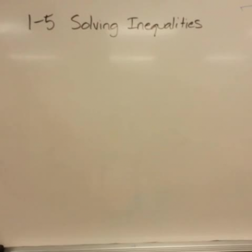 HLWW Algebra 2: lesson 1-5