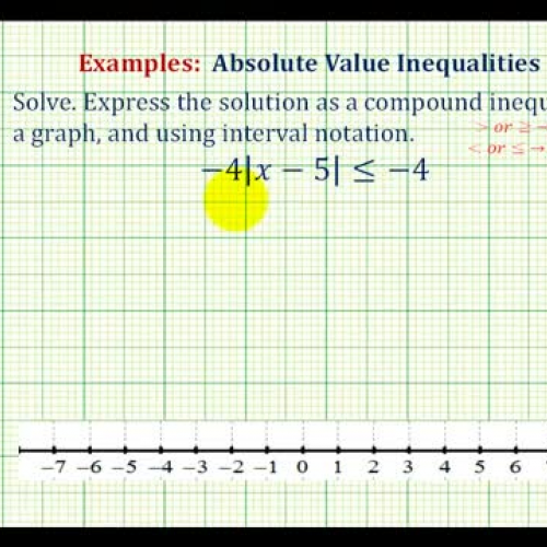 Absolute Value Inequality Ex4