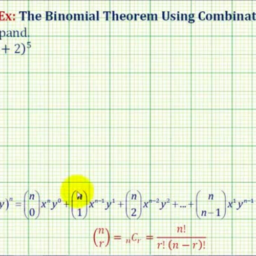 Binomial Theorem Combo Ex1