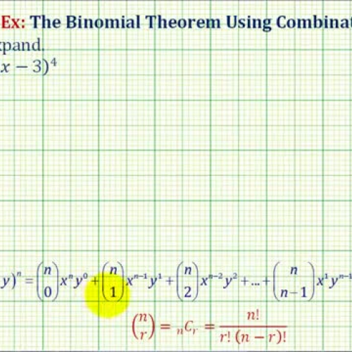 Binomial Theorem Combo Ex2