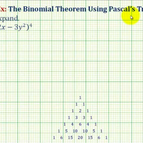 Binomial Theorem Pascal Ex3