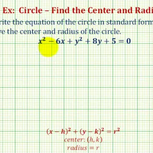 Circle General To Standard Ex1