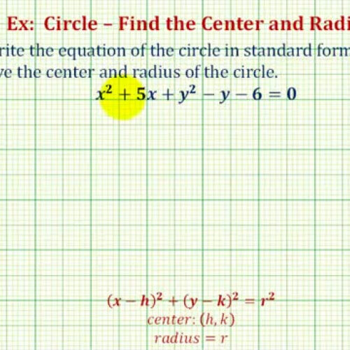 Circle General To Standard Ex2