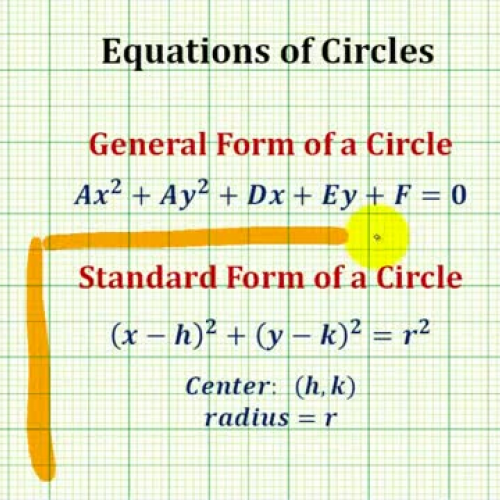 Circle Graph Std Form Ex