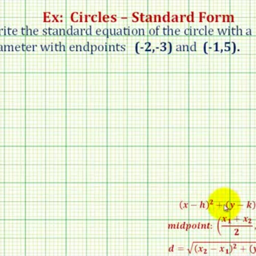 Circle Std Endpoints Ex2