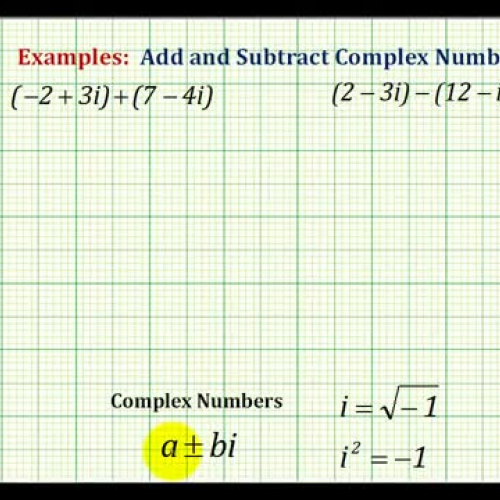 Complex Add Subtract Calc Ex2