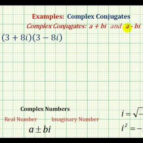 Complex Conjugates Ex