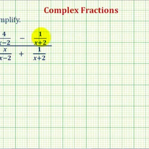 Complex Fraction Var Ex7