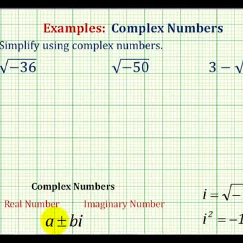 Complex Numbers Ex1