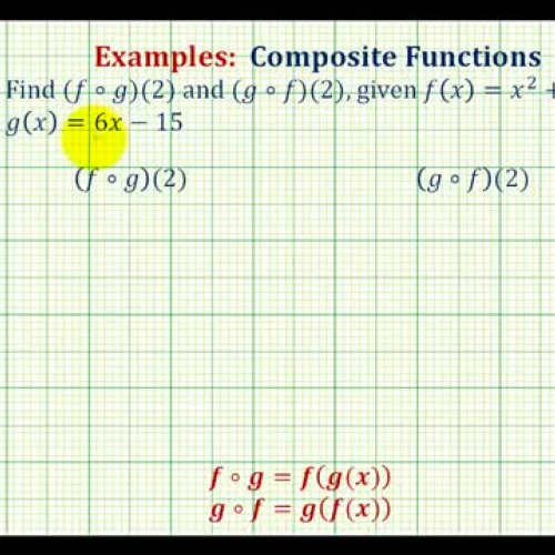 Composite Function Values Ex2