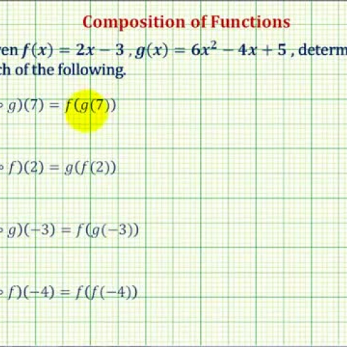 Composition Function Values Ex1