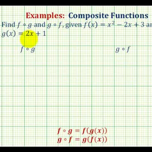 Composition Functions Ex