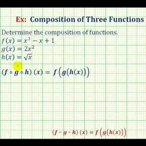 Composition Three Functions Ex