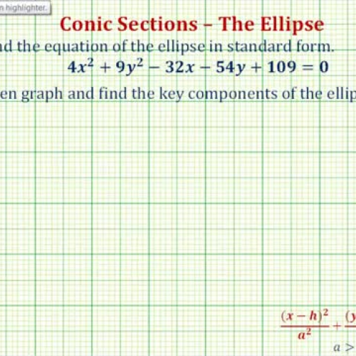 Conic Ellipse General To Standard Hor Ex