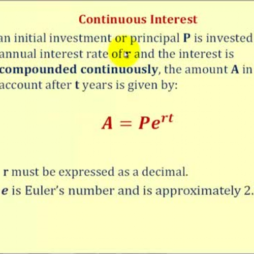 Continuous Interest (2)