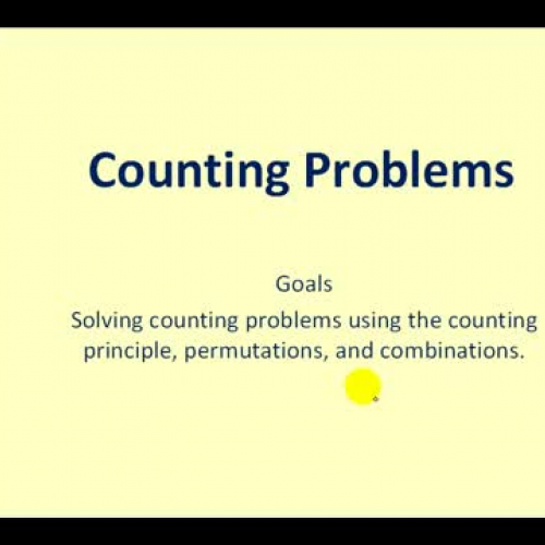 Counting Problems1