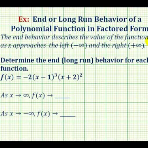 End Behavior Factored Poly Ex