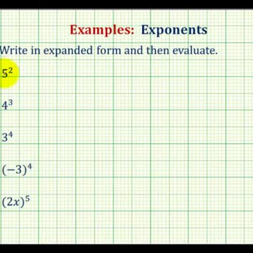 Exponent Expand Eval Ex