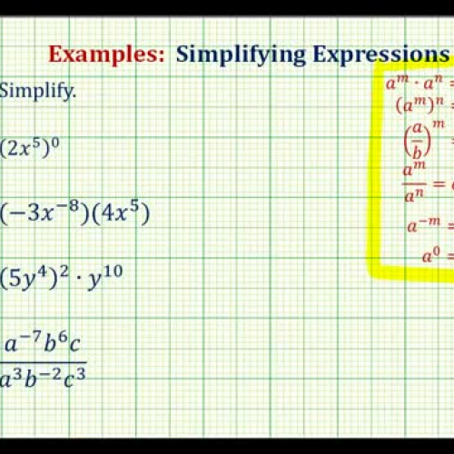 Exponent Simplify Combo Ex2 B