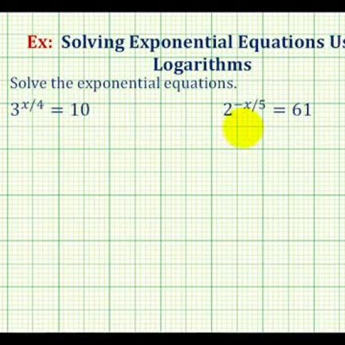 Exponential Equations Ex2