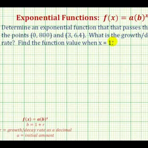 Exponential Function2 Pts Decay Ex1